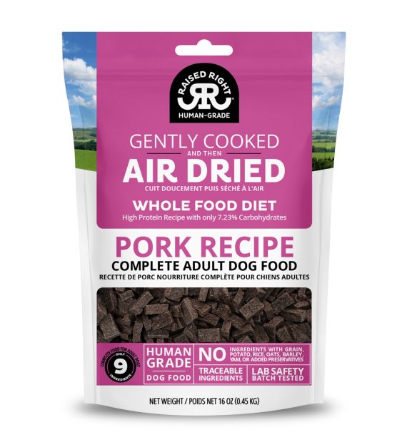 Air Dried Original Pork Adult Dog Recipe – Product SELECTION Section
